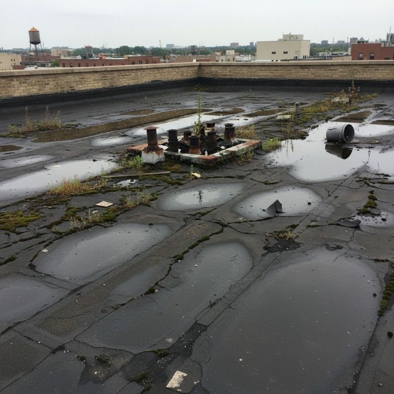 Tar Roof Repair detail